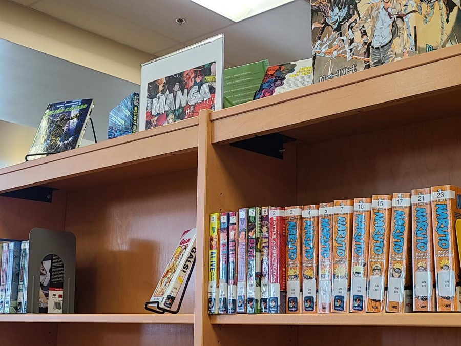 Manga+Section+Expanded+in+School+Library