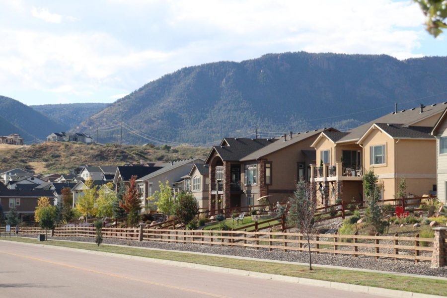 A row of houses in Willow Springs Ranch. 