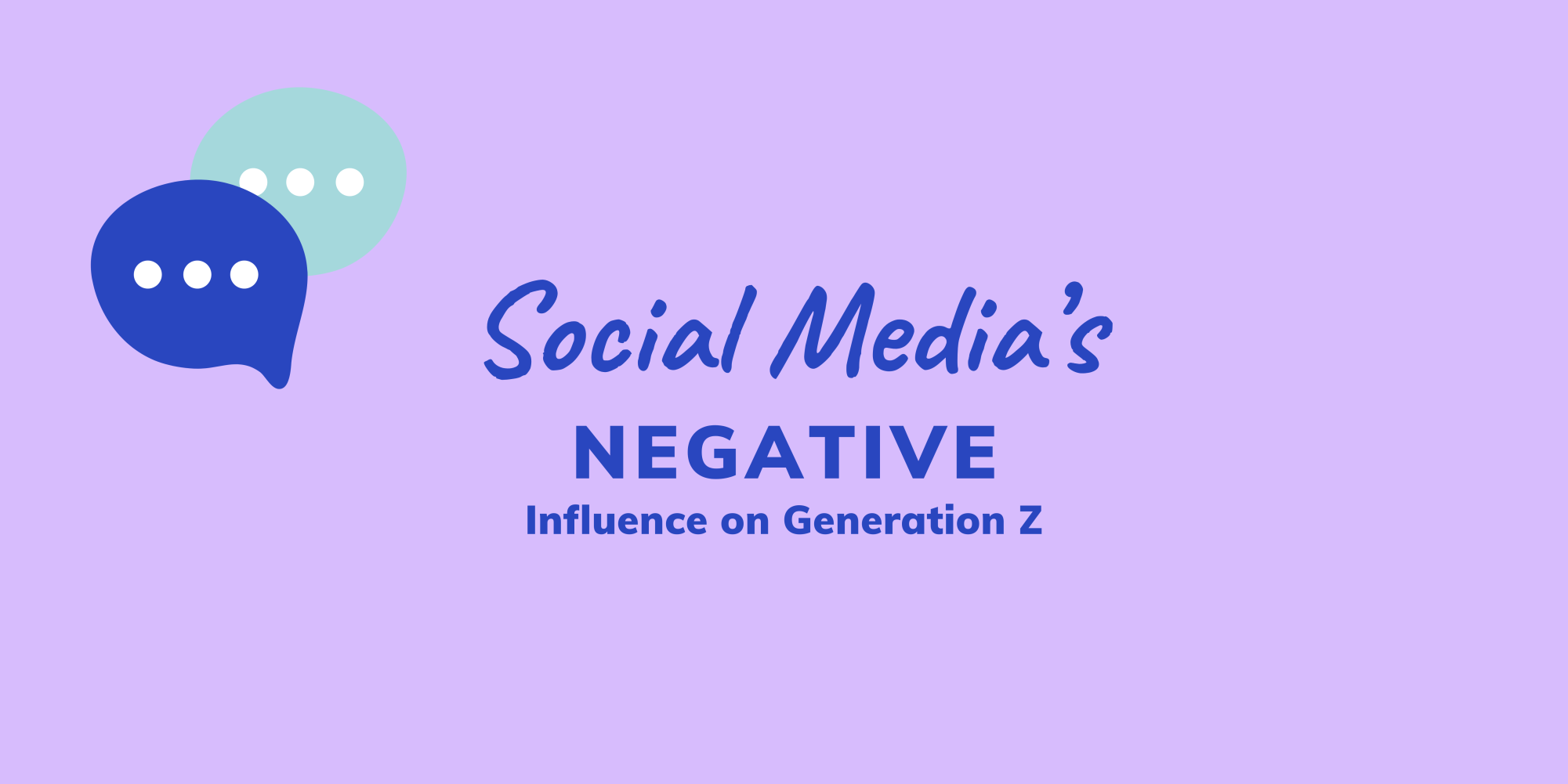 Social Medias Negative Influence on Gen Z and Beyond